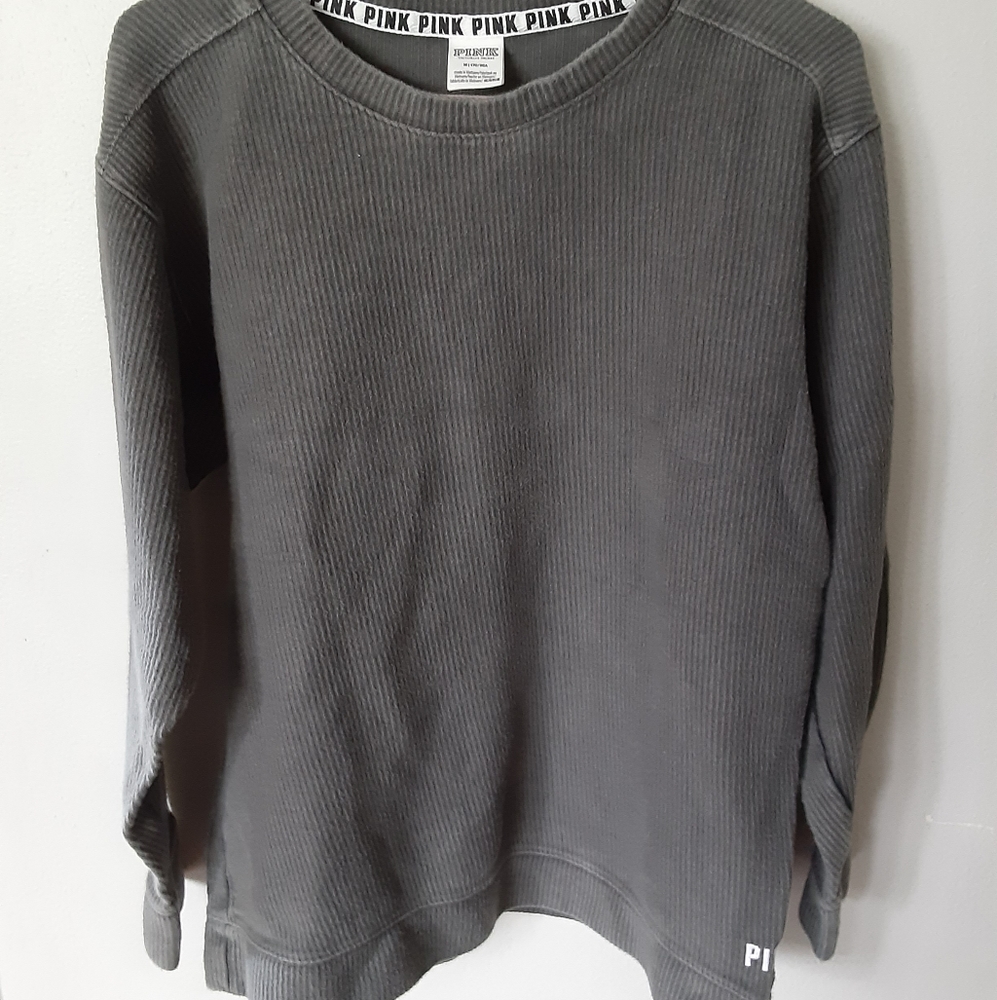 PINK corded sweatshirt